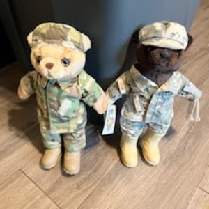US Army Bear Force stuffed plush bears